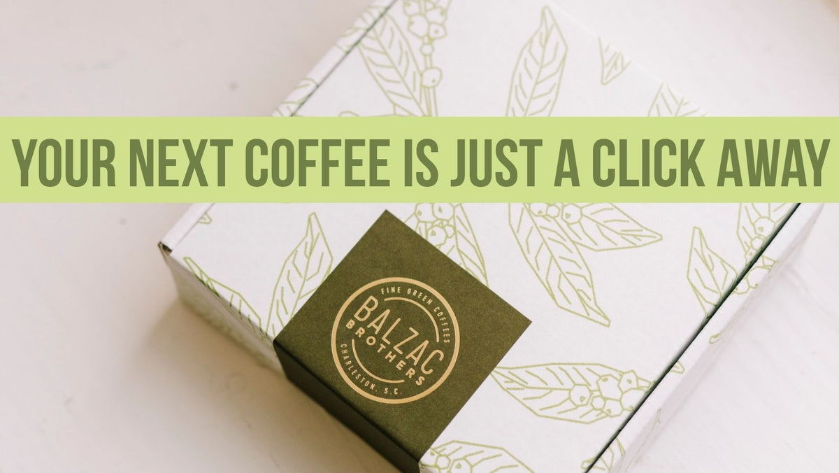Balzac Brothers green coffee samples